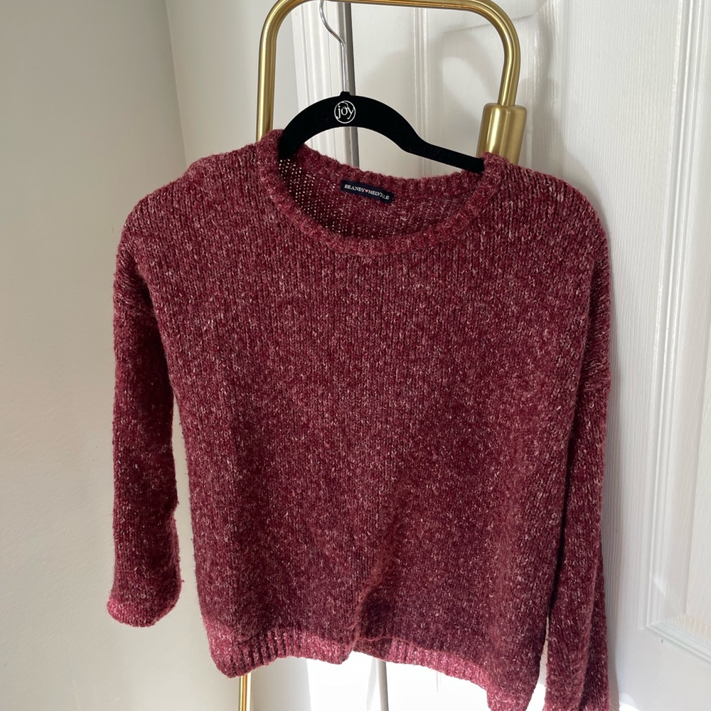 Burgundy Sweater